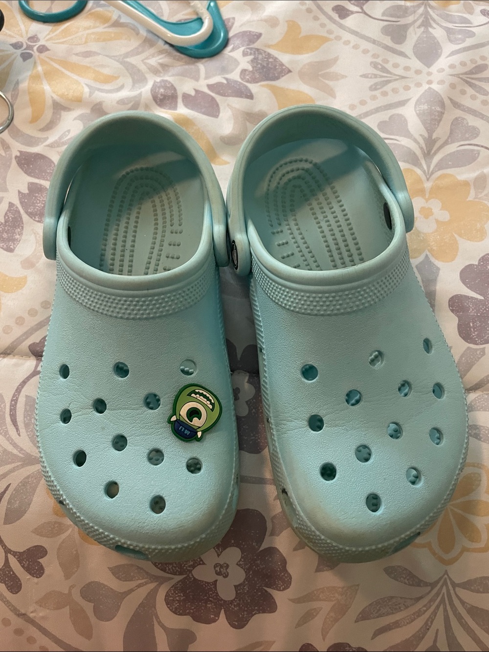 CROCS Kids Light Teal Clog Sandals